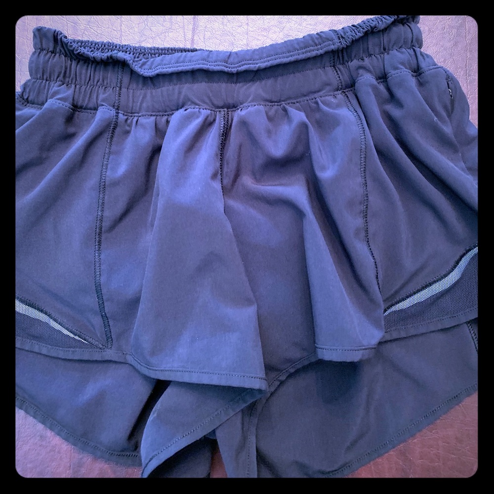 Lululemon Black Hotty Hot Shorts
